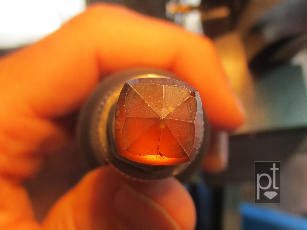Spessartite Garnet Recutting Project
