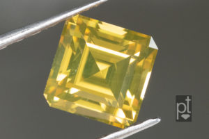 Zircon Square Step Cut gemstone