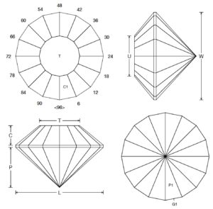 Ice Flower Round design diagram